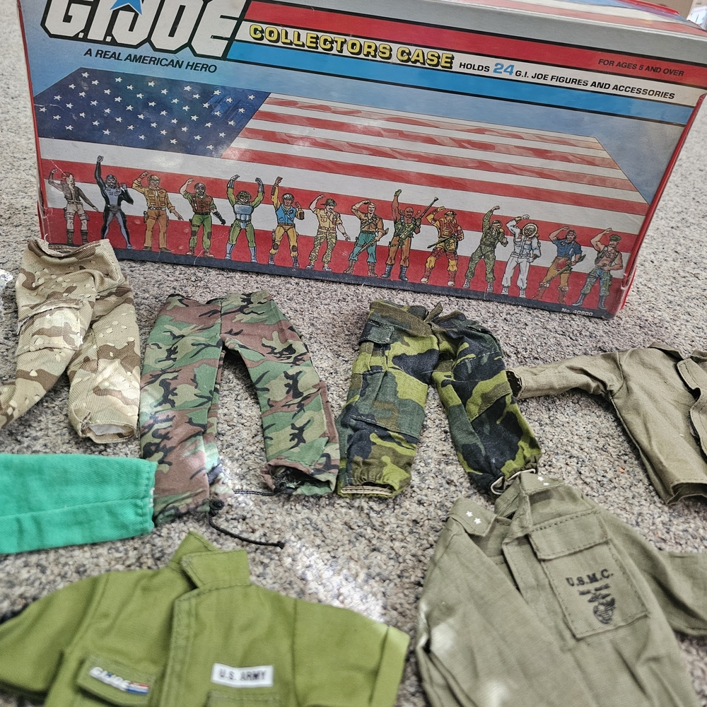 G.I. Joe Collectors Case with Military Outfits